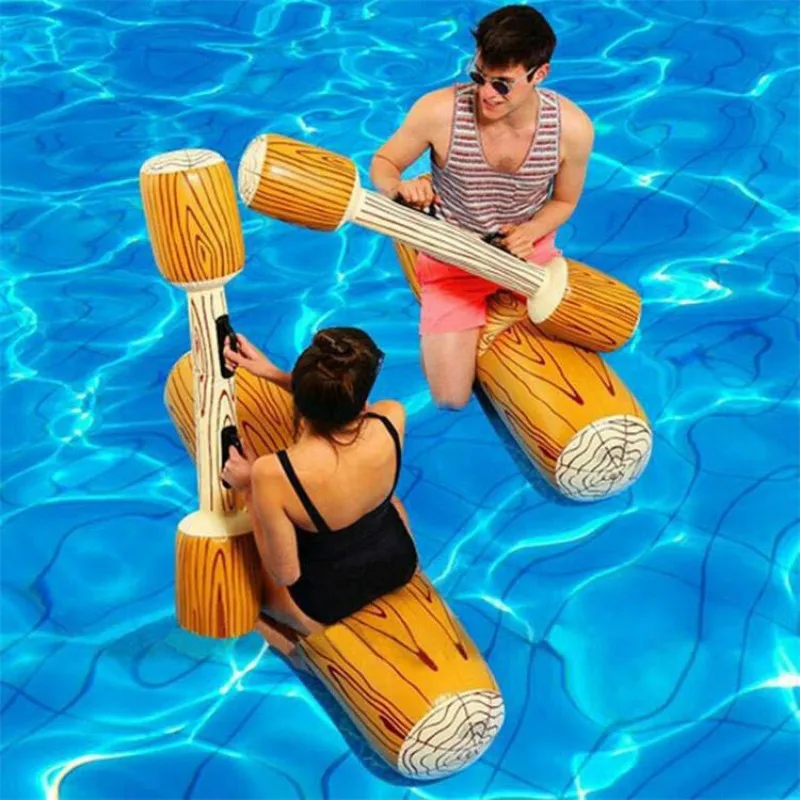 4 pçs/set piscina flutua para adultos esportes aquáticos pára-choques brinquedo divertido jogo piscina float passeio piscina inflável