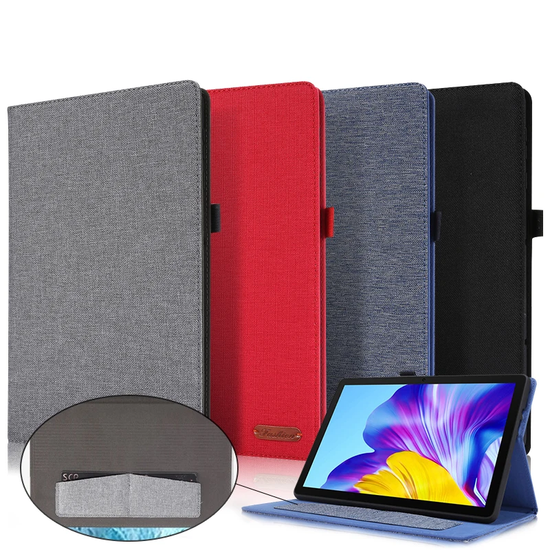 For Lenovo Tab E10  10.1 inch tablet Case , Flip Fabric Stand Tablet Cover For Lenovo TB-X104F TB X104F Soft Silicone Back Case