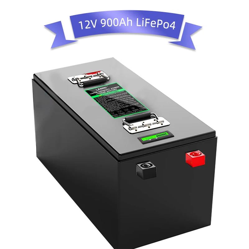 Lithium LifePO4 12V, 900Ah, With Rechargeable BMS, For Electric Vehicle Solar Systems, Golf Carts And Car Storage, Rv Campers