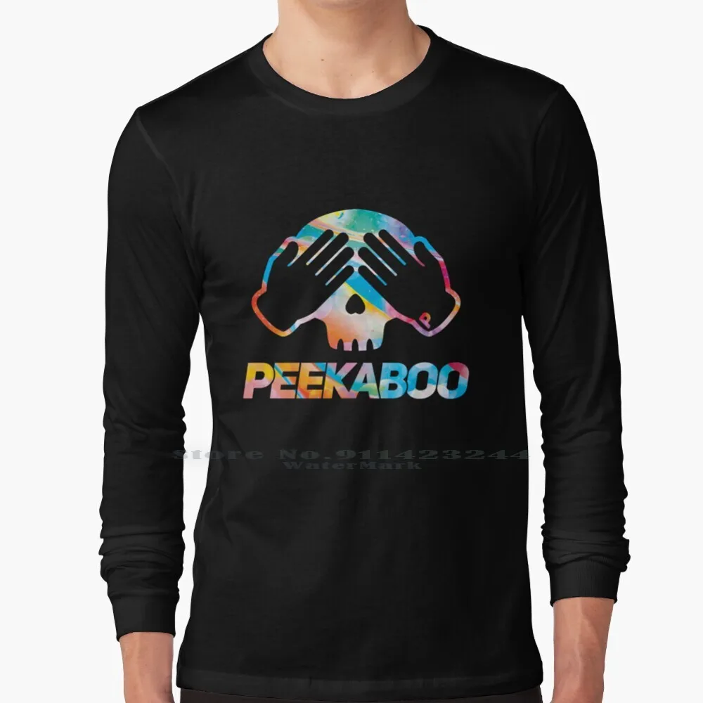 Peekaboo 100% Cotton T Shirt Edm Dubstep Electronic Logo Peekaboo Dj Trippy Psychedelic Music Sick Acid Drugs Dance Head Banger image 3