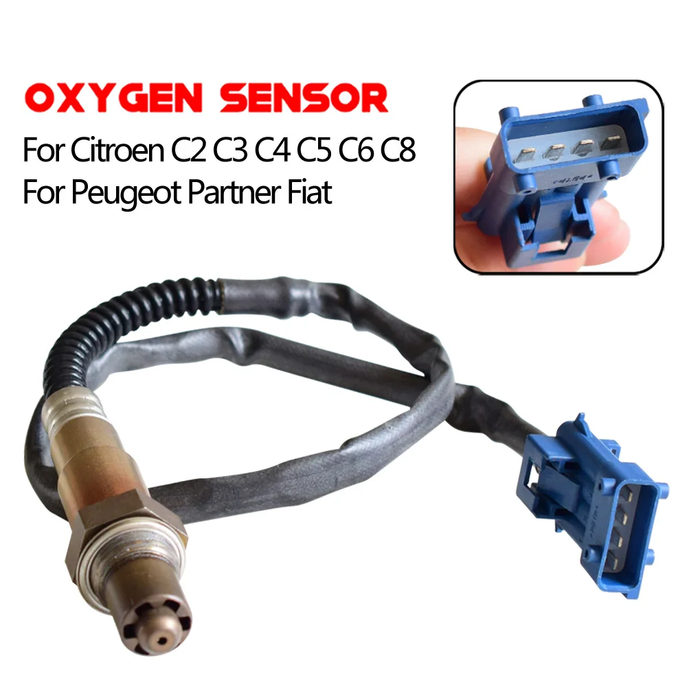 Air Fuel Ratio O2 Lambda Oxygen Sensor For Citroen C2 C3 C4 C5 C6 C8 For Peugeot Partner Fiat 0258006185 96368765 9636968380