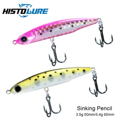 HISTOLURE  3.5g 5.4g 13.4g 17g Sinking Pencil Fishing Lure  Minnow Freshwater Creek Wobbler Artificial Hard Plastic Trout Bait T