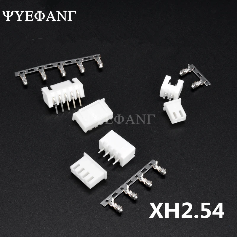 

10SETS JST XH2.54 2/3/4/5/6/7/8/9/10/12pin XH 2.54MM Connector plug Male + Female + Crimps