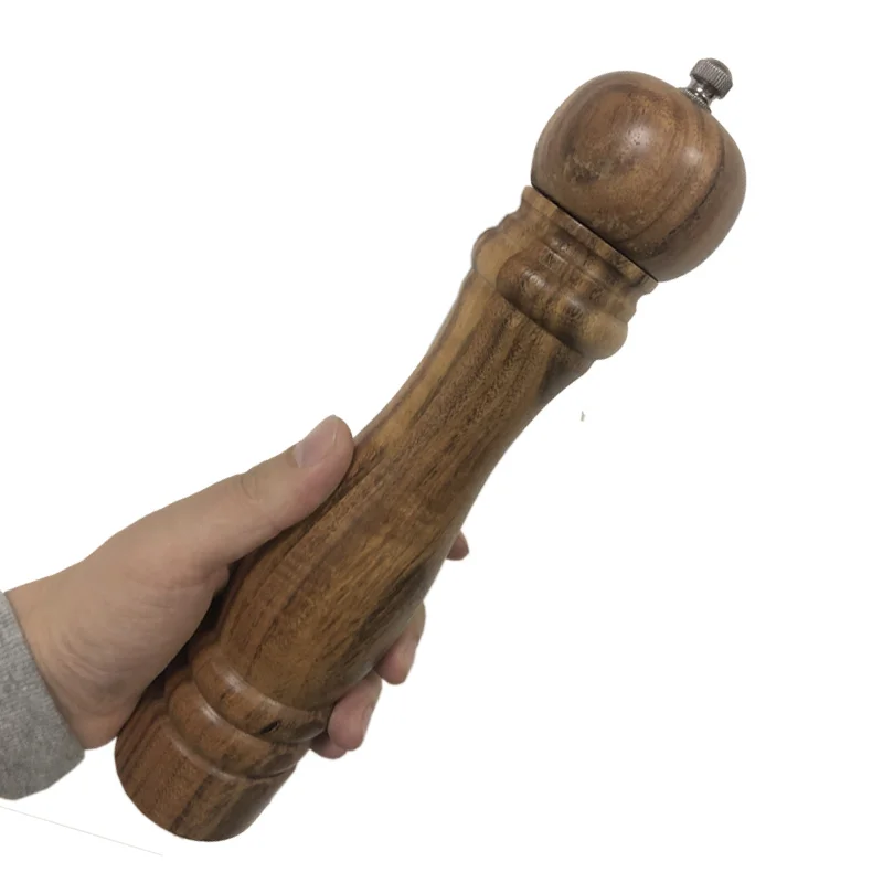 

Acacia wood pepper grinder, ceramic core grinding, pepper grinding, seasoning bottle, sea salt particles, kitchen tools