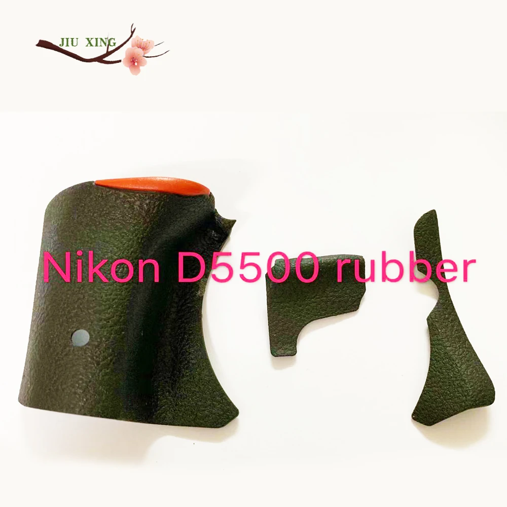 3pcs/set Original Rubber For Nikon D5500 Front Handle Grip Rubber Cover / Side Rubber / Thumb Rubber Repair Parts