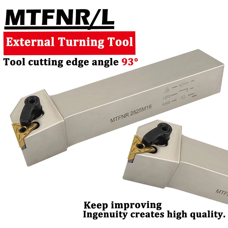 1PCS MTFNR1616H16 2020K16 MTFNR 2525M16 Lathe Cutter External Turning Tool Holder Lathe Tool Holder MTFNR CNC MTFNL Lathe Tool