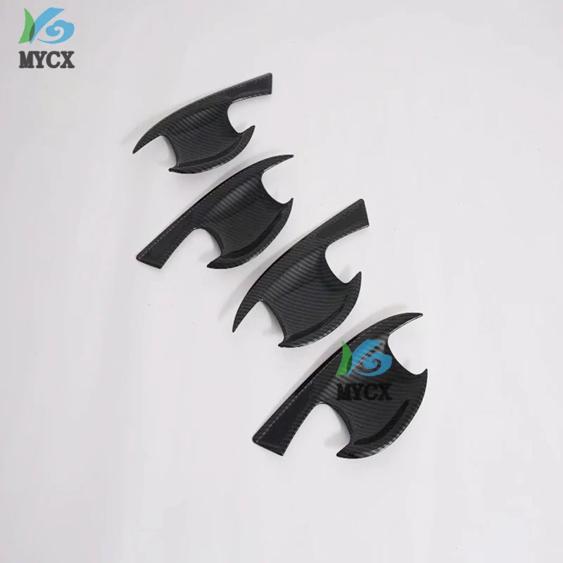 

Carbon fiber Car External Outer Door Handle Catch Cover Door Bowl Protection Trim Sticker For Kia Cerato New generation K3 2019