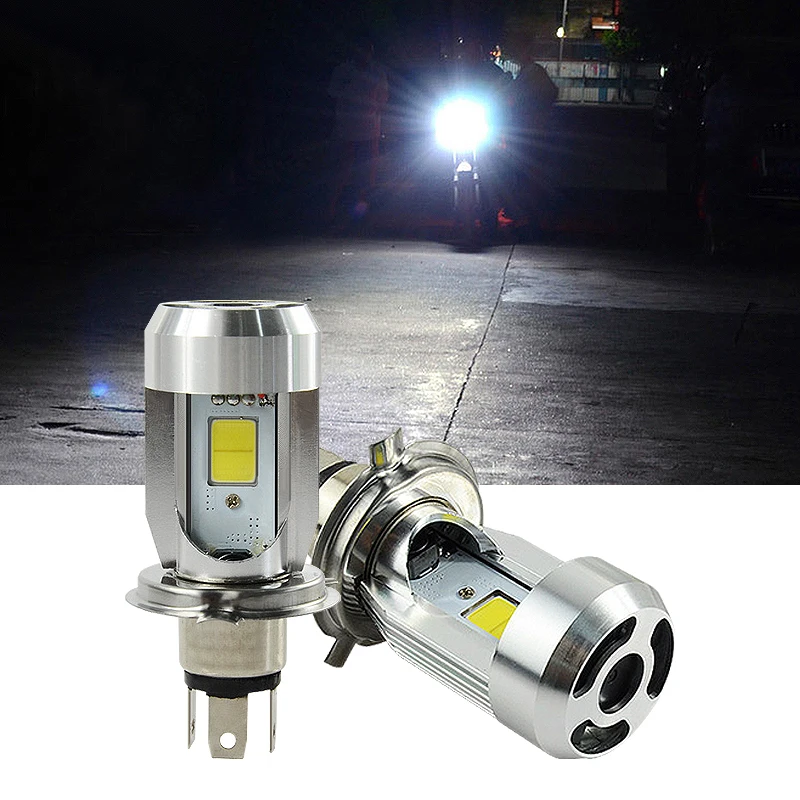 1PCS H4 Led Motorcycle Headlight Bulb White 20w H4 Led Moto Motorbike Headlamp Lights Moto Front Lamp Auto Scooter Light 6500k