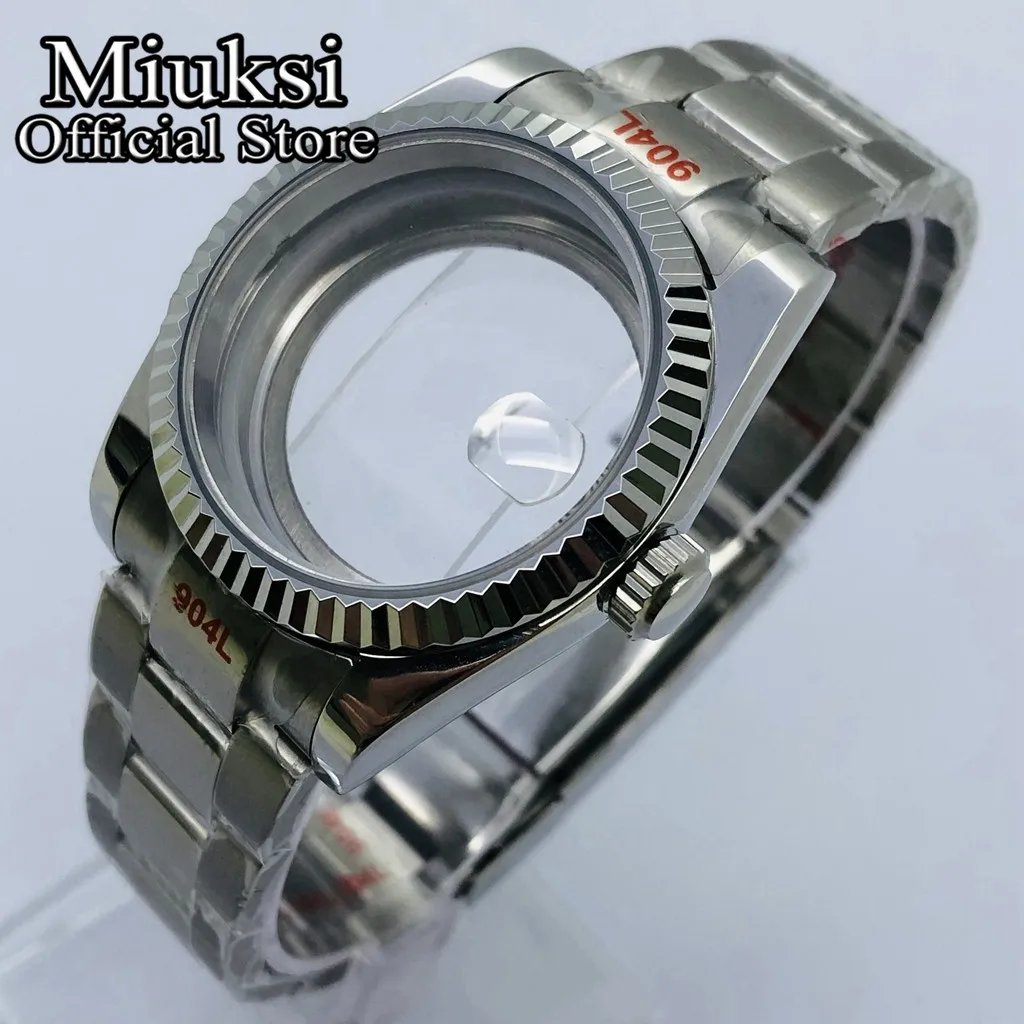 

Miuksi 36mm/40mm case sapphire glass date fit NH35 NH36 ETA2824 2836 Miyota 8205 8215 821A PT5000 Mingzhu DG2813 3804 movement