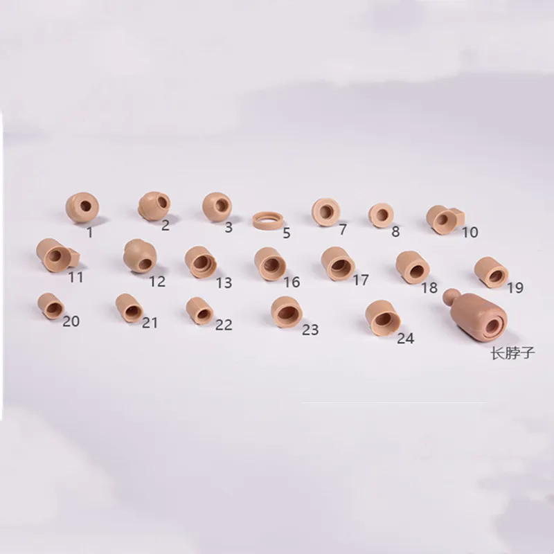 1/6 scale Head Carving Neck Foot Let Body Connectors Neck Joint fit 12