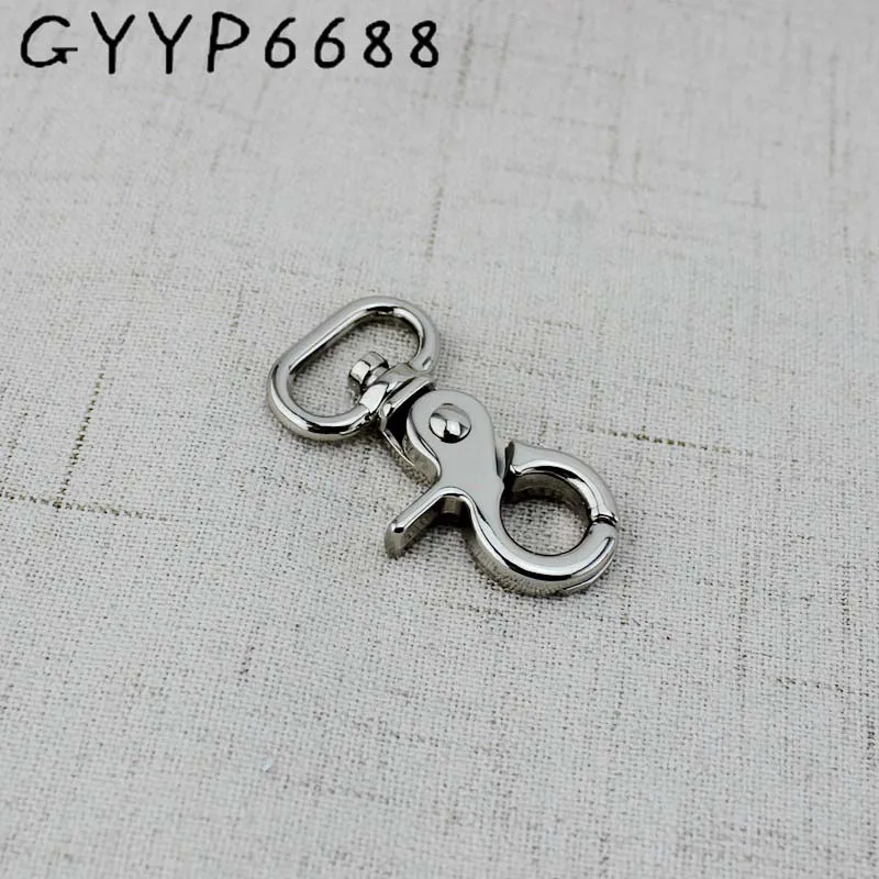 

10-50pieces 16mm Silver metal swivel lobster clasps clip snap hook thick clasp key chain outdoor lanyard craft bag parts