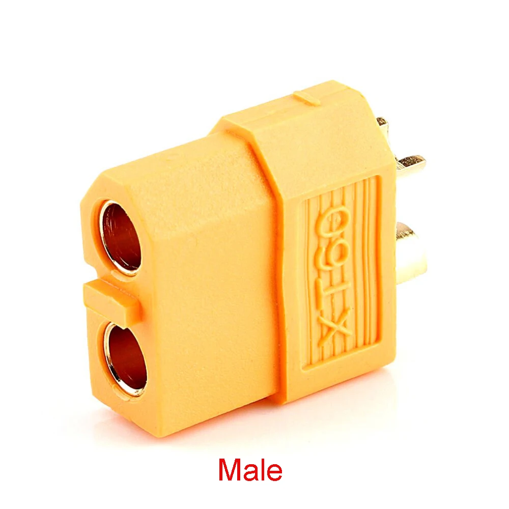 Conector macho hembra para Bullet XT60 XT-60For RC, cargador de batería Lipo para coche, Drone, avión, helicóptero, transmisor RC