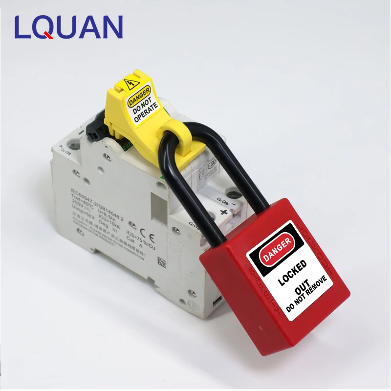 Miniature Circuit Breaker Lockout Device Constructed  for Standard Toggles