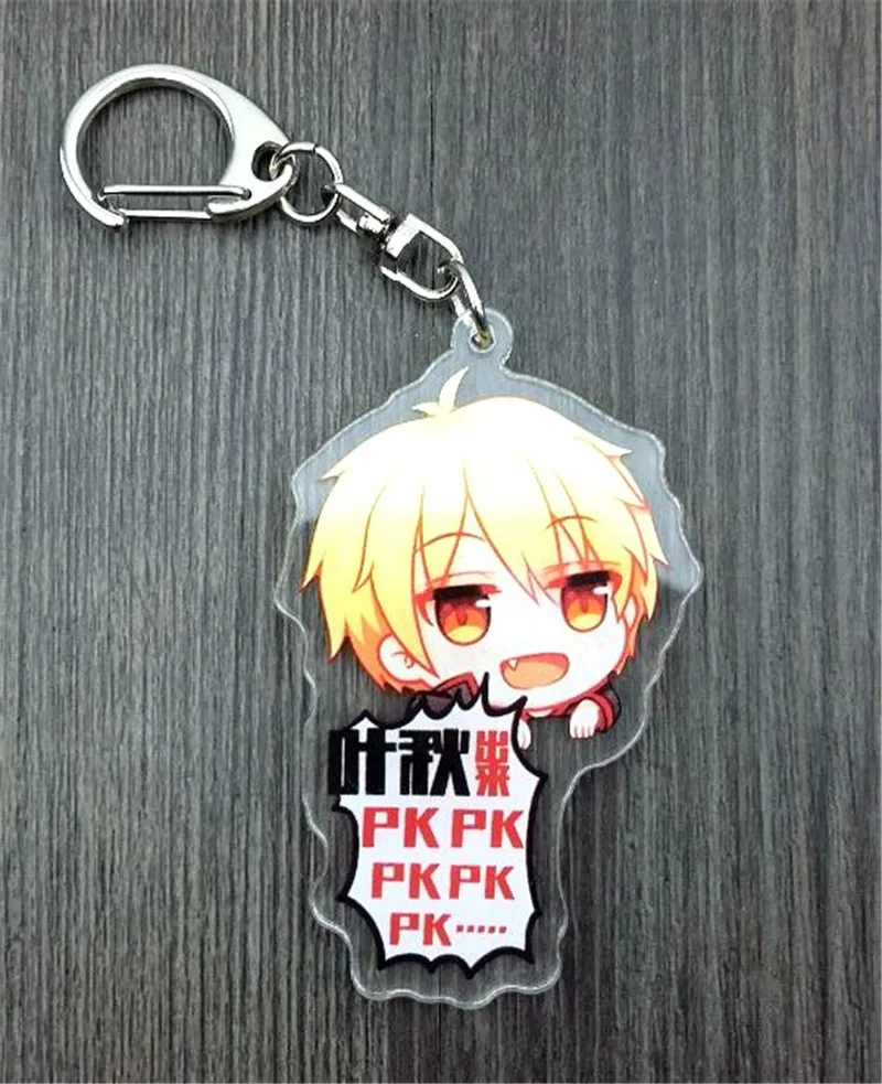 Anime Cartoon Quan Zhi Gao Shou The King's Avatar Ye Xiu Huang Shao Tian Keychain Keyring Toy Cosplay Keychain Christmas Gift