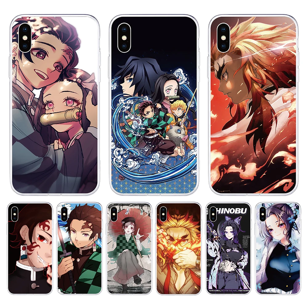 

Case For Moto G50 Edge S G Stylus One 5G ACE G Play E6i 2021 E7i E7 Power P30 Note Silicone Cover Demon Slayer Phone Case