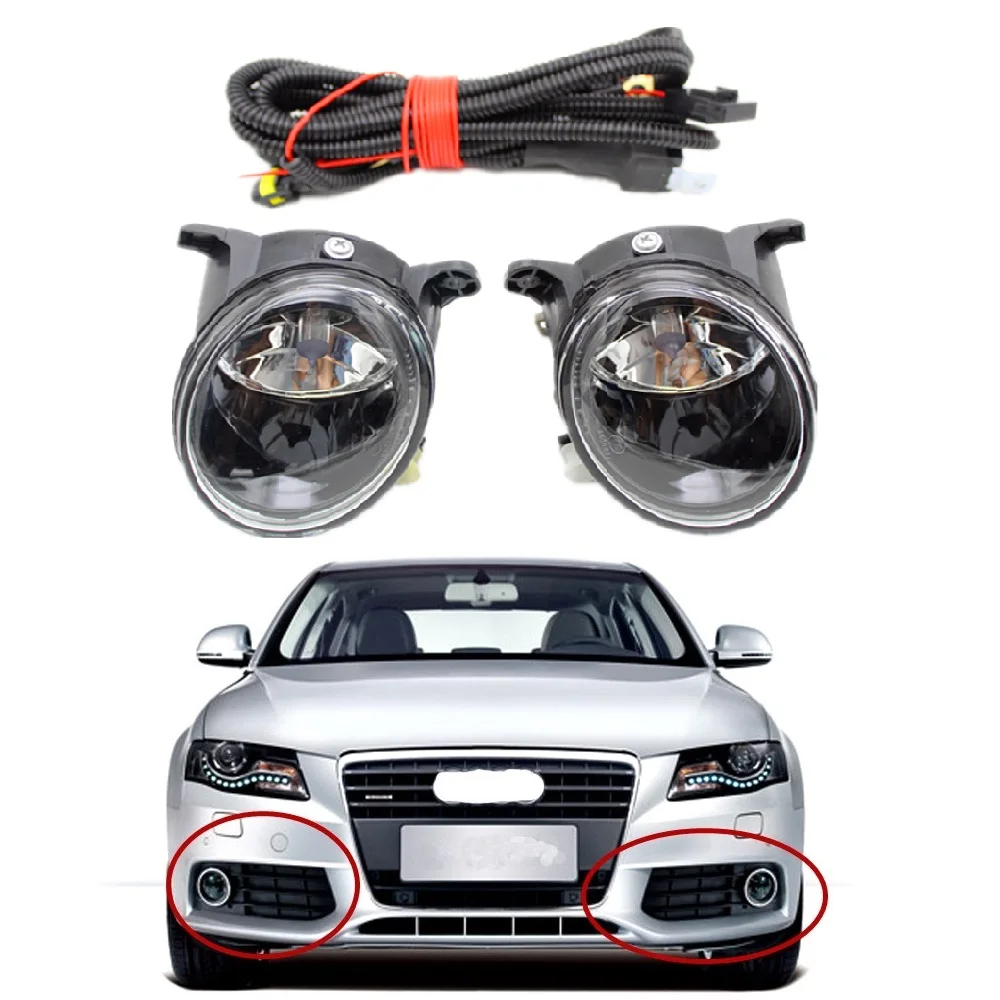 

Car Light For Audi A4 B8 2008 2009 2010 2011 2012 2013 2014 2015 Car-styling Front Fog Lamp Fog Light With Wire And Bulbs