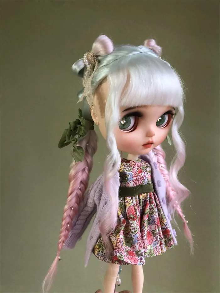 10g /bag Top Quality 15 Colors 20-25cm Reborn Doll Mohair Hand Rooted Doll Hair Wig Multicolor Wig Accessory for DIY SD/BJD Doll