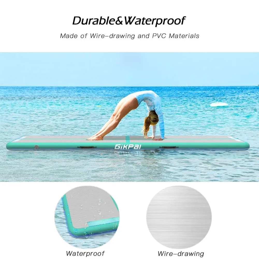 Mini inflatable air track mat gymnastics tumbling yoga 2m 3m 4m Length with free CE/UL electric pump