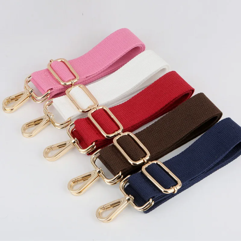 Wide Bag Strap Handbag Belt Shoulder Bag StrapHandle Solid Candy Color Black Red Blue Strap Accessory Bag Part Adjustable Chain