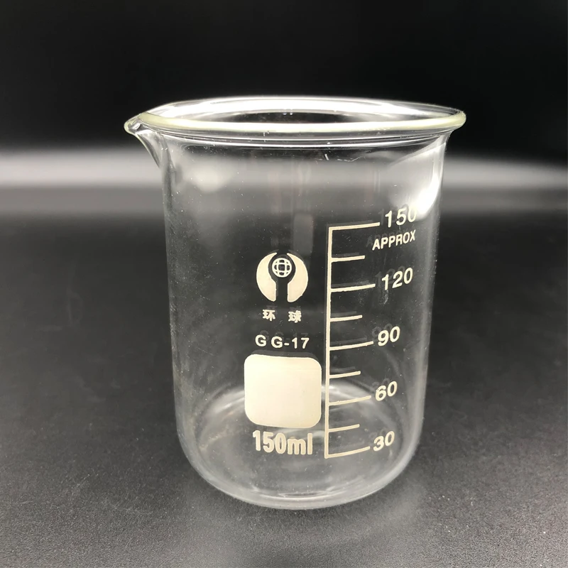 150/200/250/300/400/500mL Lab Glass Beaker Borosilicate The Kitchen Measuring Cup