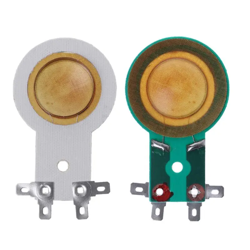 2 قطعة 25.5 مللي متر 24.5 مللي متر القرن ثلاثة أضعاف فيلم الراتنج غشاء محرك رئيس مكبر الصوت ملف صوتي