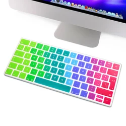 Spain Language Magic Keyboard Cover Silicone Skin Protective Film For Apple Magic Keyboard2 2015 A1644 EU IMAC Keyboard Case