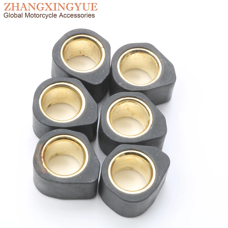 6PC High Performance Variator Weights 20x15mm 13 gram for Honda PCX SH125 NES S-Wing Spacy 125cc 4-stroke