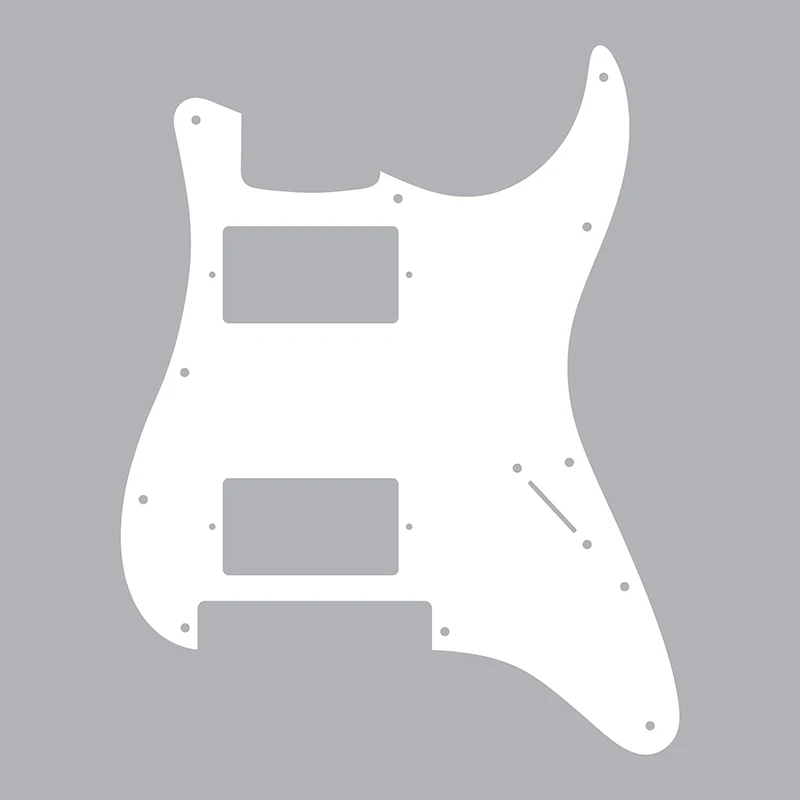 Pleroo Gitar Parts - For US Strat Guitar Pickguard With Floyd Rose Tremolo Bridge HH Humbucker Scratch Plate No Control Hole