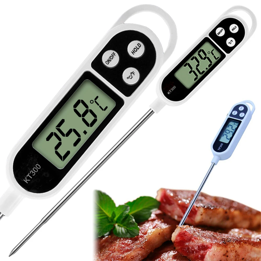 

TP300 Digital Food Thermometer Probe For Kitchen BBQ Meat Water Milk Oil Tea Soup Electronic Oven Temperature Measuring Tool