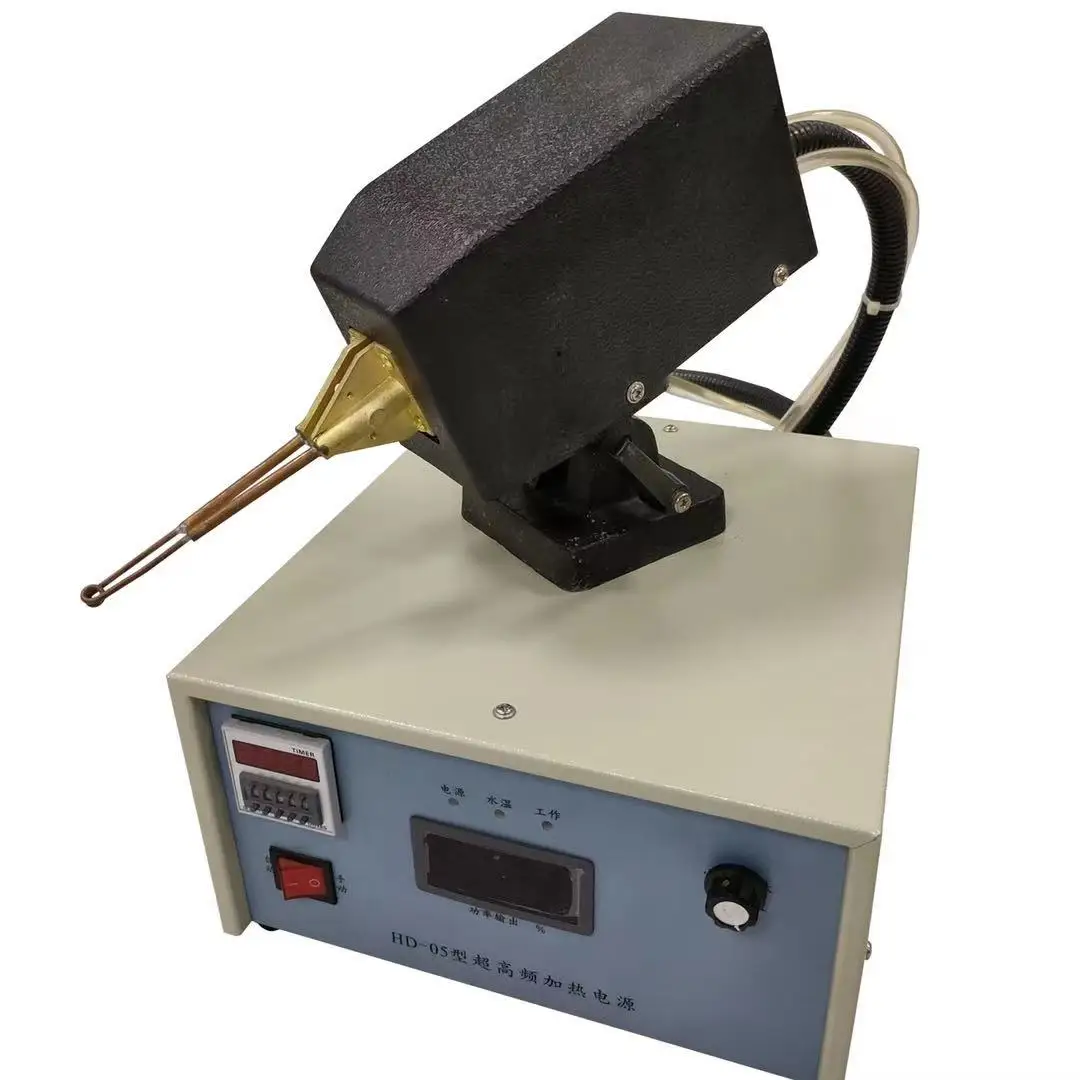 

5KW 220V 500KHZ-1100KHZ HDG-5 Super High Frequency Induction Heating For Brazing Small Parts Metal Heat Treatment Equipment