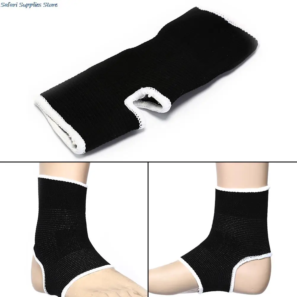 1Pcs Ankle Foot Support Sleeve Pullover Wrap Elastic Sock Compression Wrap Sleeve Bandage Brace Support Protection Pain Relief