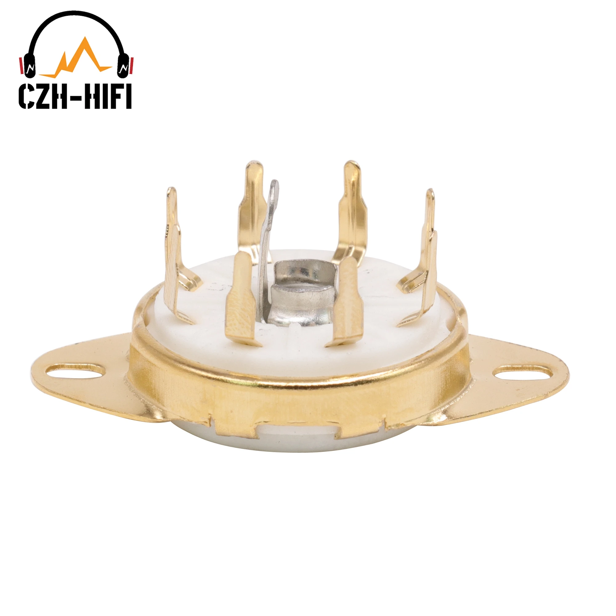 1pc 8-polige Keramik rohr buchse Ventil fuß Power Lampen buchse für 5 b254 c3g 7 n7 ef22 Vintage Audio verstärker DIY Chassis Leiterplatte halterung – Detail 4