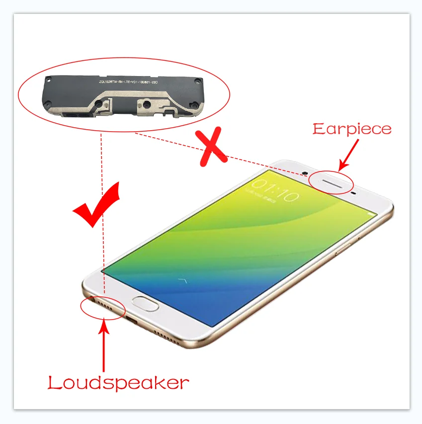 New Bottom Loudspeaker Buzzer Ringer Flex Cable For Huawei Y5P Y6P Y6s Y7A Y7P Y8P Y8s Y9A Y9s P Smart Y6 Y9 Prime