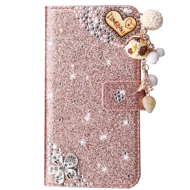 Glitter Wallet Case For Samsung A12 A13 A14 A15 A05S A34 A54 A23 A33 A21S A31 A51 A71 A02S A32 A52 A53 A72 A73 A20 A50 70 22 A11