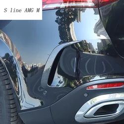 Car styling Rear Side Mirror body Bumper Spoiler Air Knife Stickers Cover Trim for Mercedes Benz GLE Class W167 auto Accessories