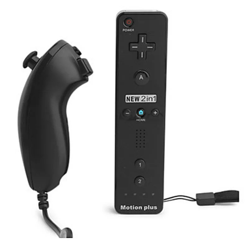 Gamepad for Wii handle Wii left and right handle Wii left and right handle Built-in accelerator 2 in 1 left and right handles