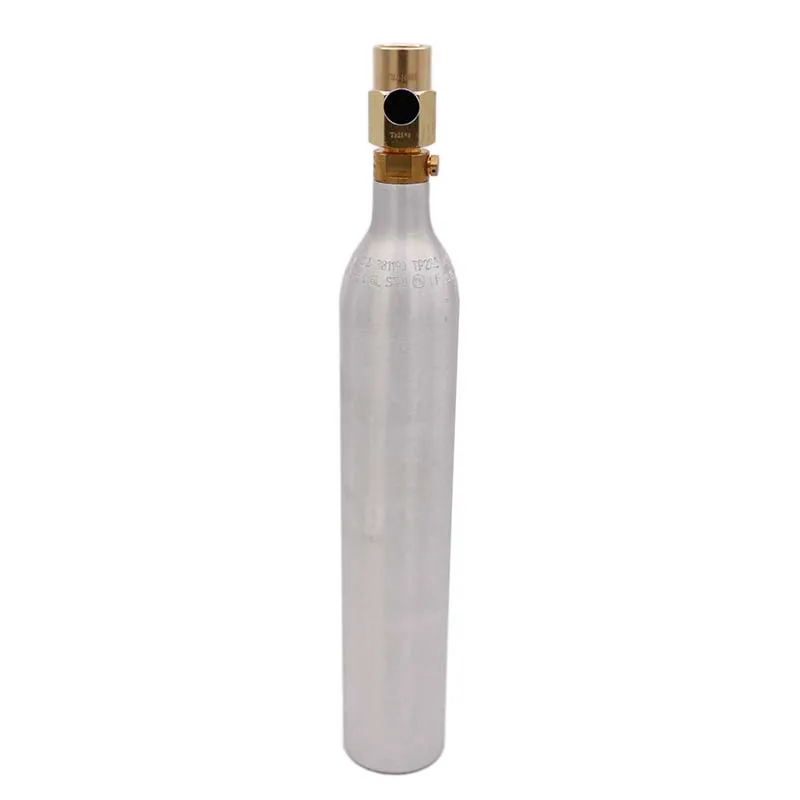 0.6 L Soda CO2 Tank Cylinder with Valve TR21*4 High Compressed Bottle with Refill Soda Adapter