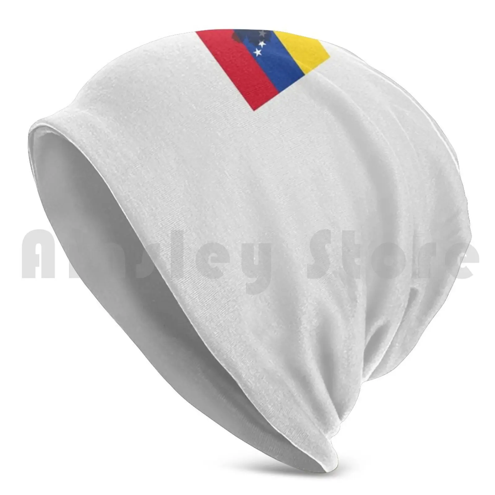 Venezuela Map Inside Flag Beanies Knit Hat Hip Hop Protective Protective Quarantine Nurse Respiratory