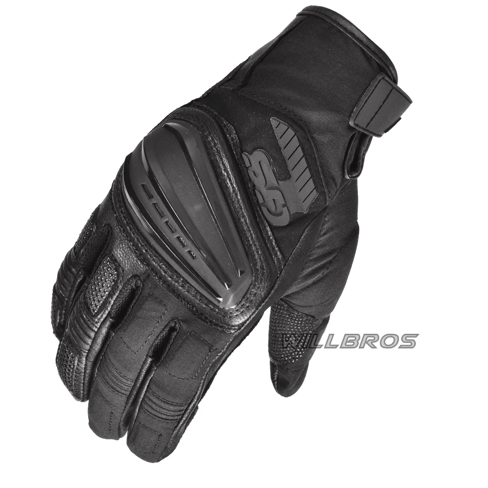 Moto Rallye 4 GS Găng Tay Da Cho Xe BMW Xe Máy Motorrad Guantes Xe Máy Xe Máy Đi Xe Đen Đỏ Luvas Unisex Nam