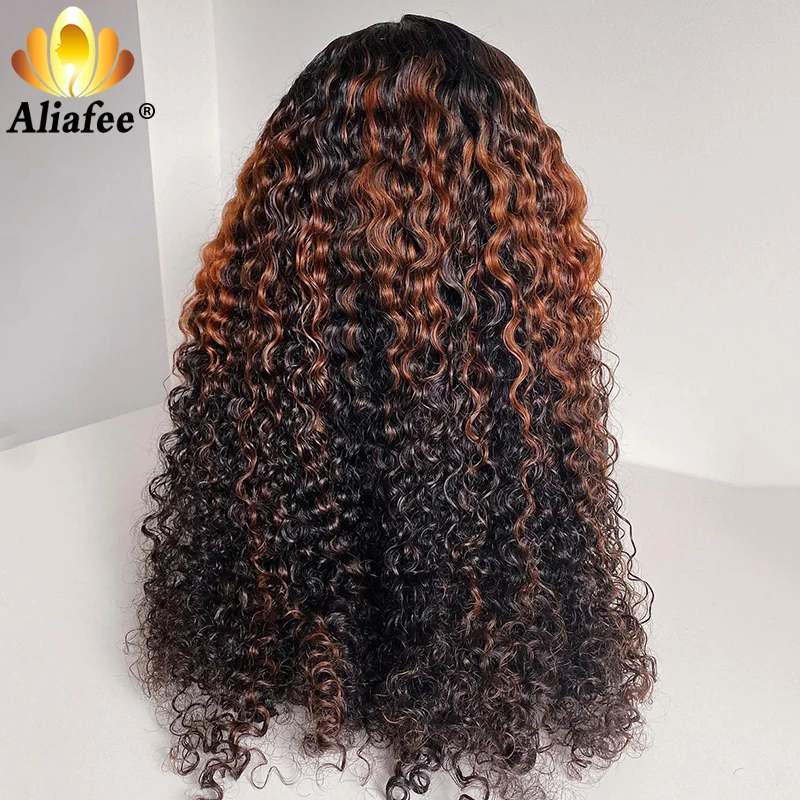 Hd 13X6 Diepe Krullend Lace Front Menselijk Haar Pruiken Transparante 13X4 Frontale Pruiken Pre Geplukt krullend Menselijk Haar Pruik 180% Dichtheid