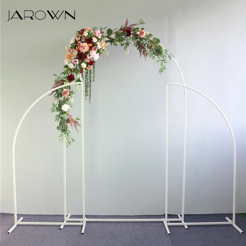 JAROWN Wedding Arch Set Background Decoration Flower Stand Birthday Party Outdoor Balloon Arch Decoration Irregular Shape Stand