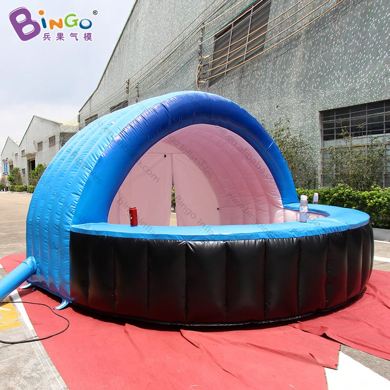 

Customized 4x4x2.5 Meters Inflatable Mobile Booth / Portable 13 Feet Wide Inflated Bar Counter For Sale - BG-A0134