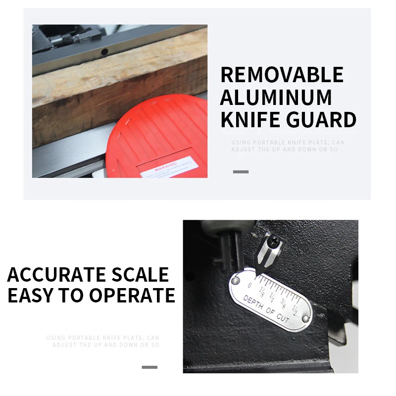 FS-JP6 Electric Planer 900W Multifunctional Household Small Planer Woodworking DIY High Speed Desktop High Power Planer