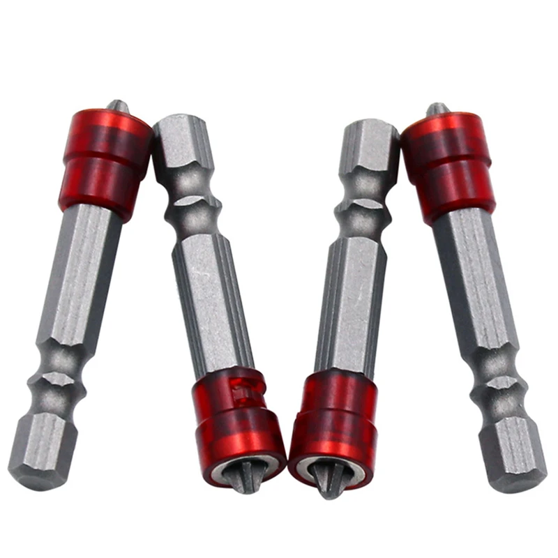 1/2/5pcs Perceuse Magnétique Tournevis Bits 1/4 Pouces Tige Hexagonale PH2 Croix En Acier Tête Électrique Kit de Tournevis