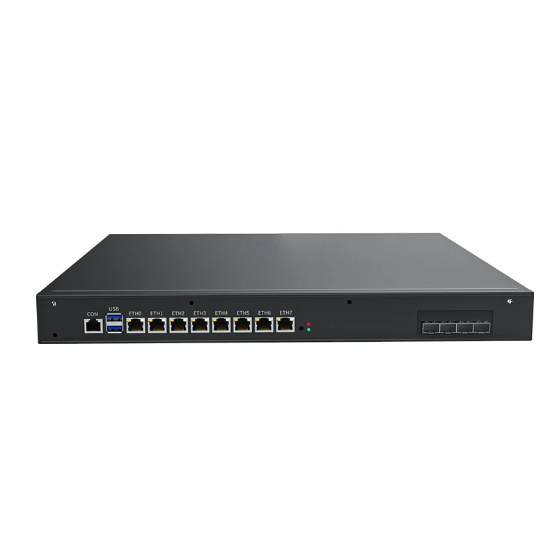 Pfsense mini pc bkhd 19 Polegada prolongar a versão 1u rack servidor h170 8 lan 4 sfp + 10g i3 i5 i7 cpu 9th gen processador de negócios