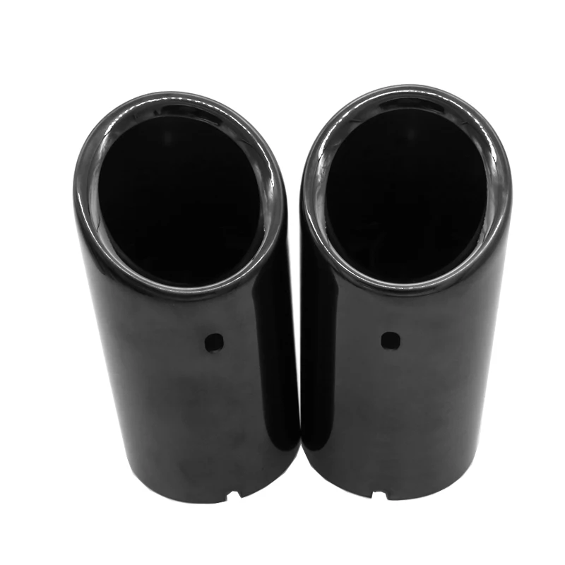 1 Pair Car Rear Exhaust Tail Pipe Muffler Throat For Volkswagen VW golf 5 6 7 Jetta 6 Scirocco Sagitar Passat B6 B7 B8 1.4T TSI