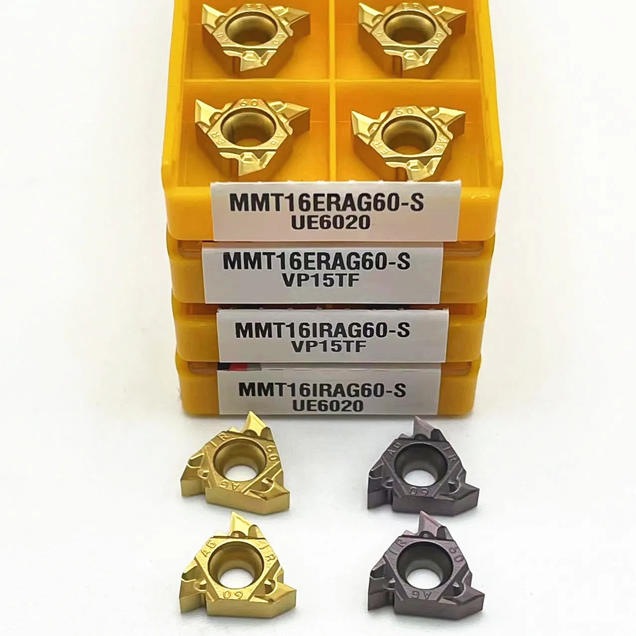 Режущий инструмент MMT16IR MMT16ER AG60-S VP15TF ER6020 US735 CNCThread, твердосплавный инструмент MMT 16ER 16IR, токарный инструмент