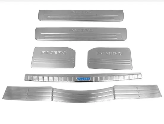 

For Mitsubishi PAJERO V93 V73 V97 V98 2003-2019 stainless steel Threshold guard Trunk Threshold guard Anti-scratch Car styling