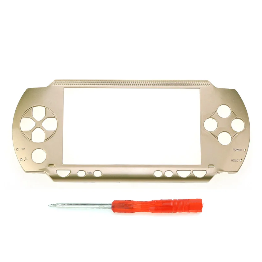 1 szt. Zamiennik obudowa na telefon obudowa przednia do konsoli do gier PSP1000 PSP 1000 + darmowy śrubokręt