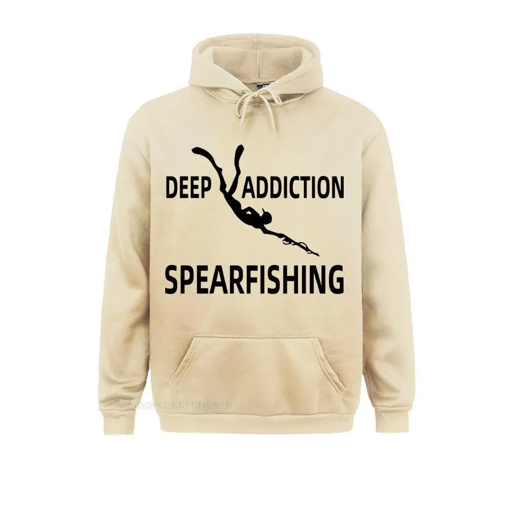 

Deep Addicton Diving Spearfishing Print Hoodie Men Women Fashion Casual Long Sleeve Punk Cotton Sweater Funny Pullover Hoodie